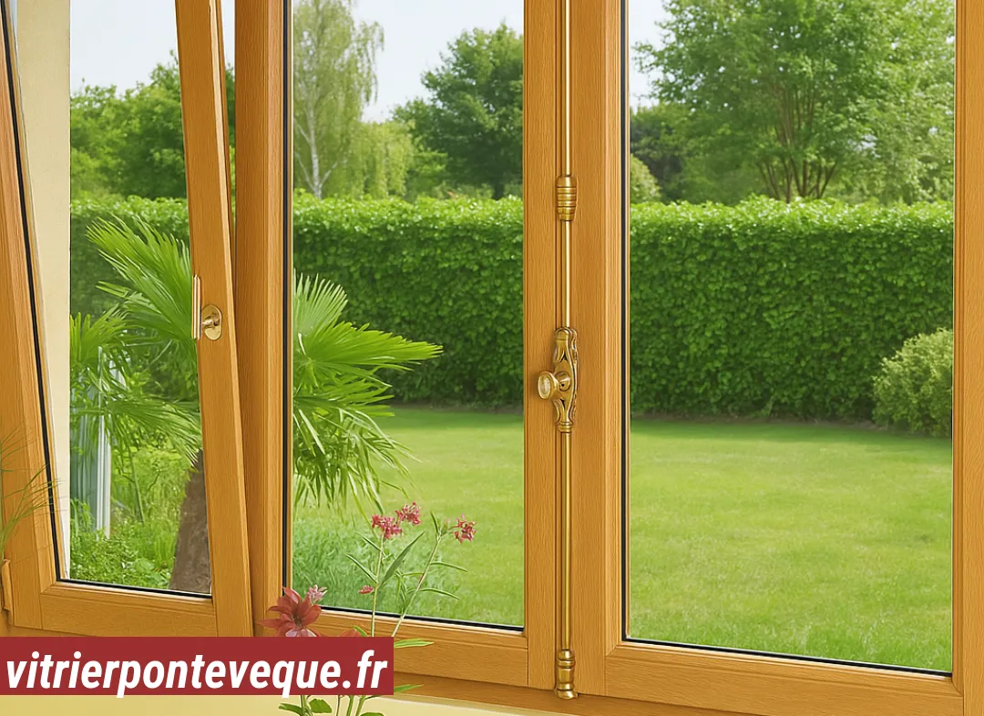 Installation de fenêtre en bois sur mesure Pont-Évêque